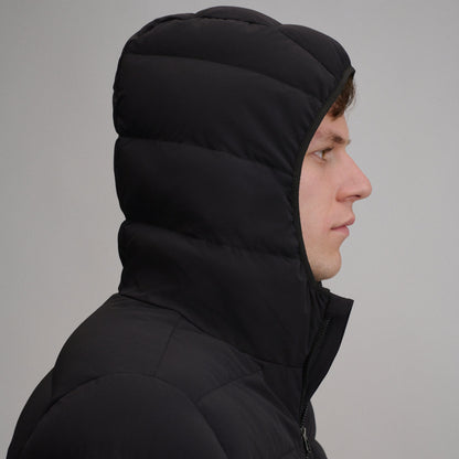 Eddie Bauer Men's EB Stretch Down Hooded Jacket alternate view 3