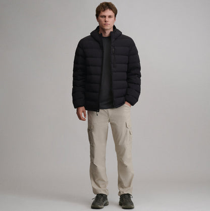Eddie Bauer Men's EB Stretch Down Hooded Jacket alternate view 4
