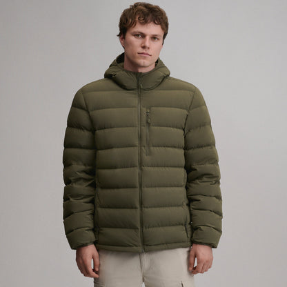 Eddie Bauer Men's EB Stretch Down Hooded Jacket alternate view 5