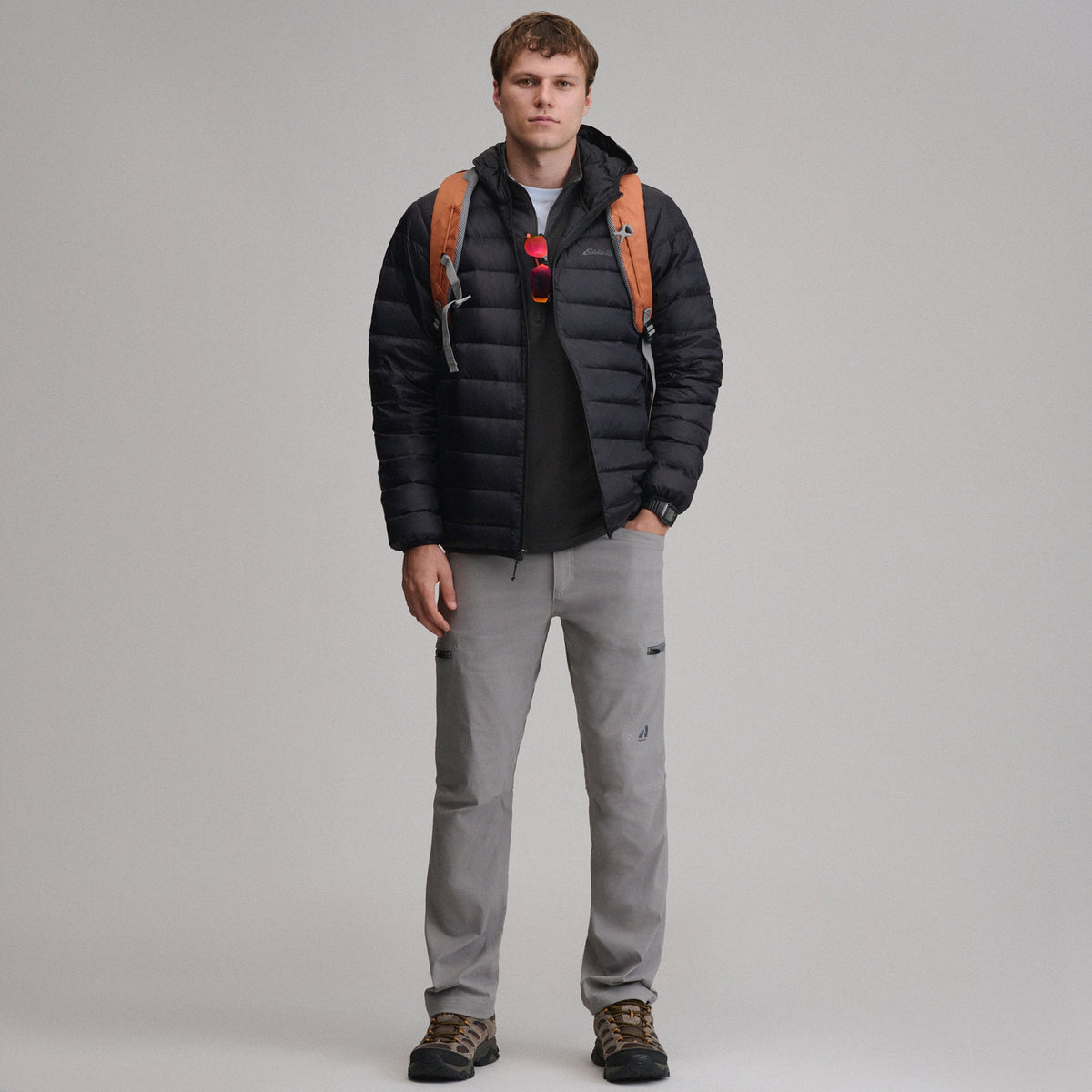Eddie Bauer Men's CirrusLite Down Hooded Jacket alternate view 4