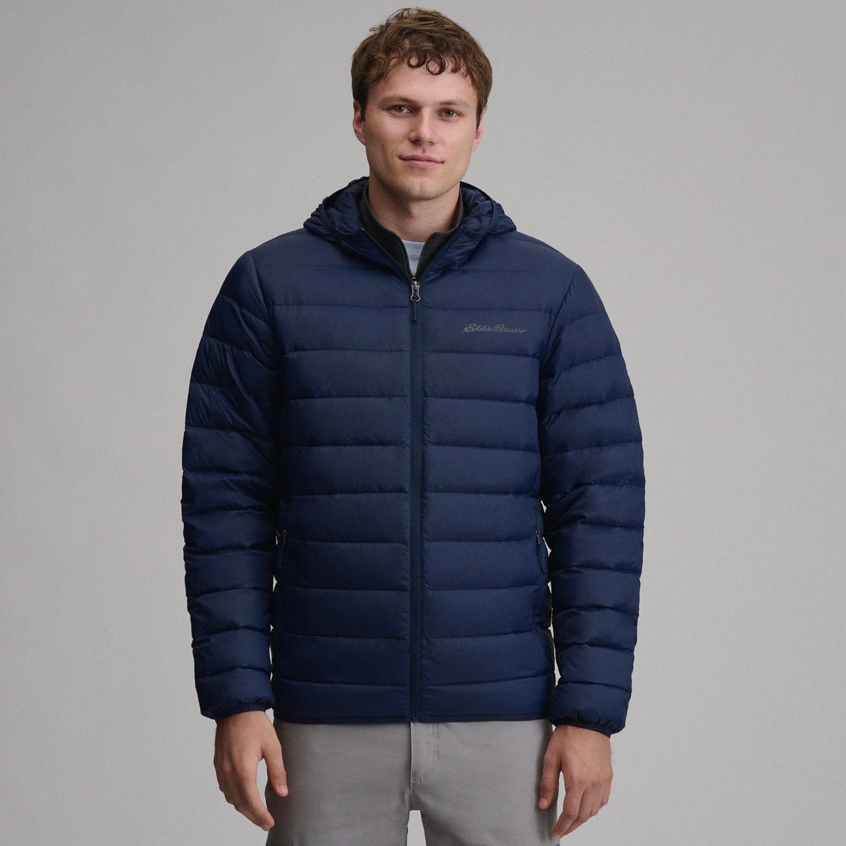 Eddie Bauer Men's CirrusLite Down Hooded Jacket alternate view 5