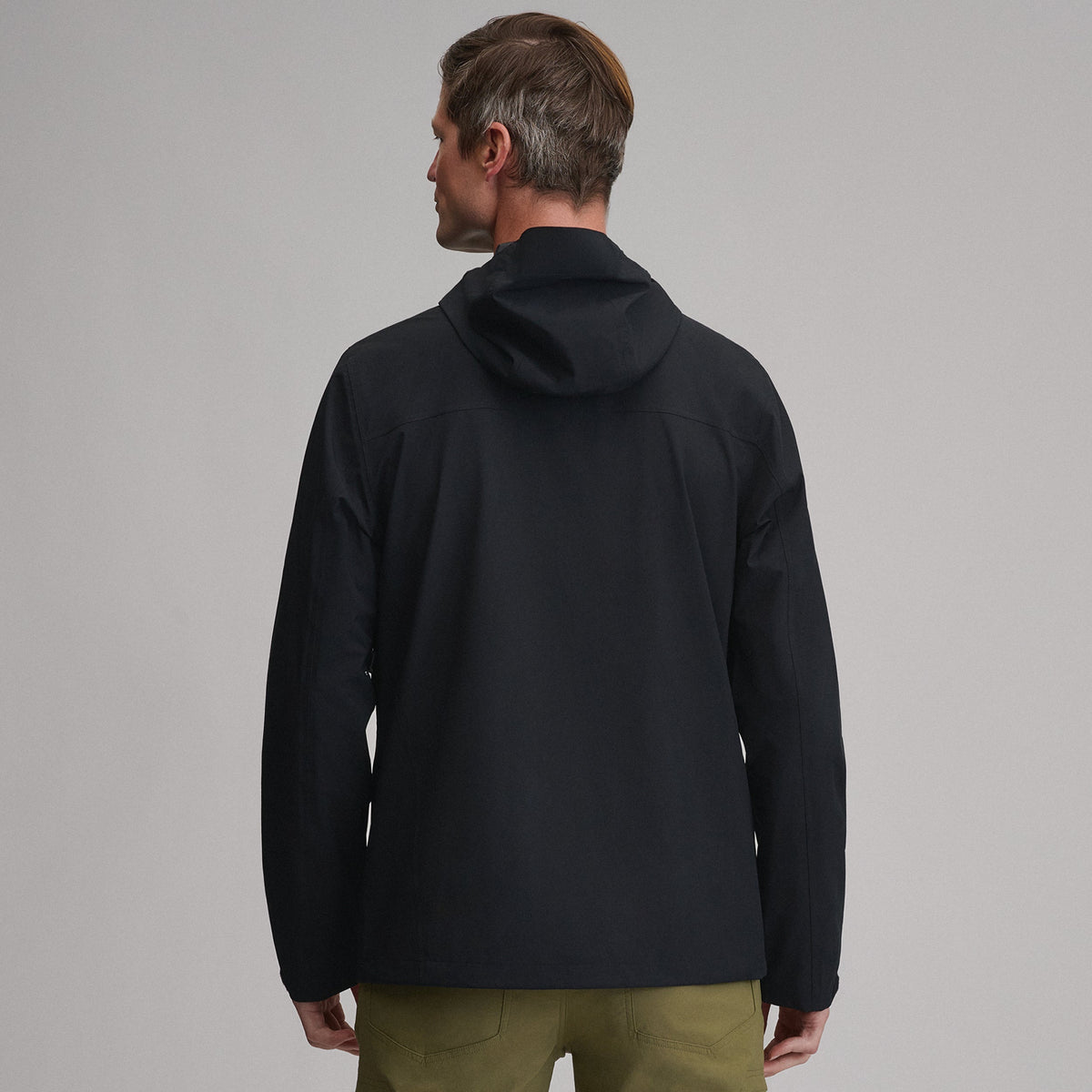 Eddie Bauer Men's Cloud Cap Waterproof Stretch Hooded Rain Jacket alternate view 1