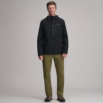 Eddie Bauer Men's Cloud Cap Waterproof Stretch Hooded Rain Jacket alternate view 4