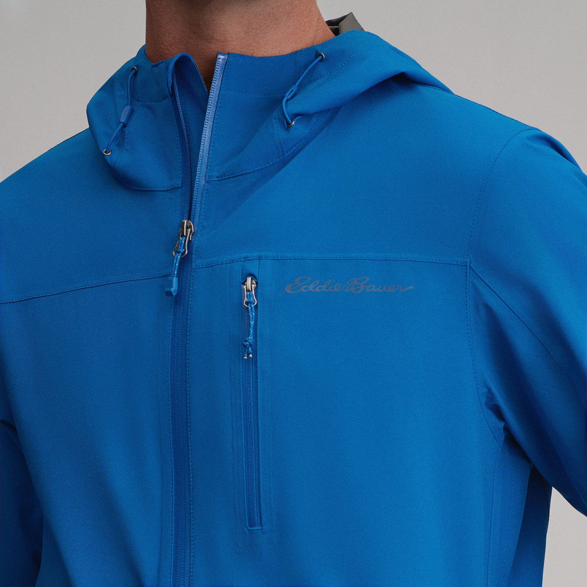 Eddie Bauer Men's Cloud Cap Waterproof Stretch Hooded Rain Jacket alternate view 5