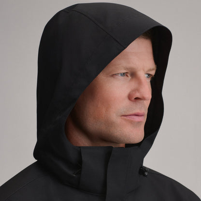 Eddie Bauer Men's Mainstay Insulated Waterproof Hooded Trench Coat alternate view 3