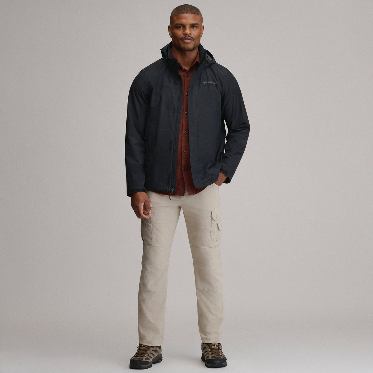 Eddie Bauer Men's Packable Rainfoil Jacket alternate view 5
