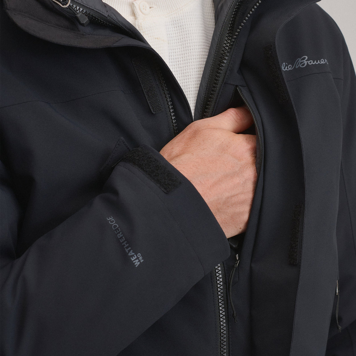 Eddie Bauer Men's Powder Search 2.0 3-In-1 Waterproof Down Ski Jacket alternate view 2