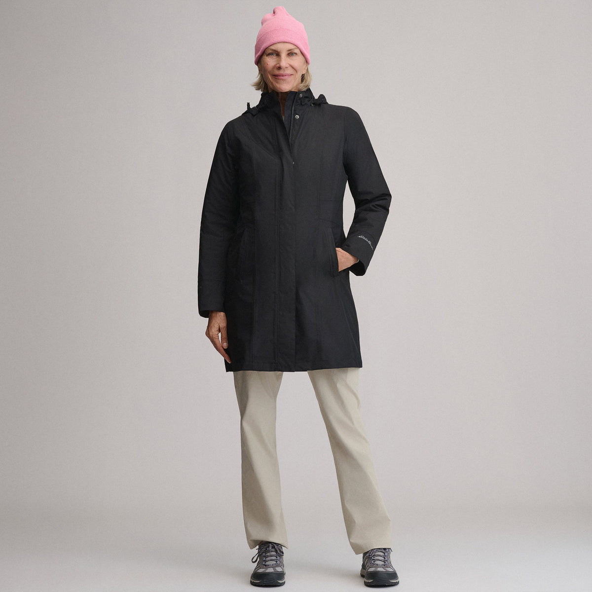Eddie Bauer Women's Girl on the Go® Insulated Waterproof Trench Coat alternate view 4