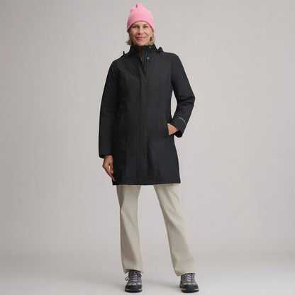 Eddie Bauer Women's Girl on the Go® Insulated Waterproof Trench Coat alternate view 4