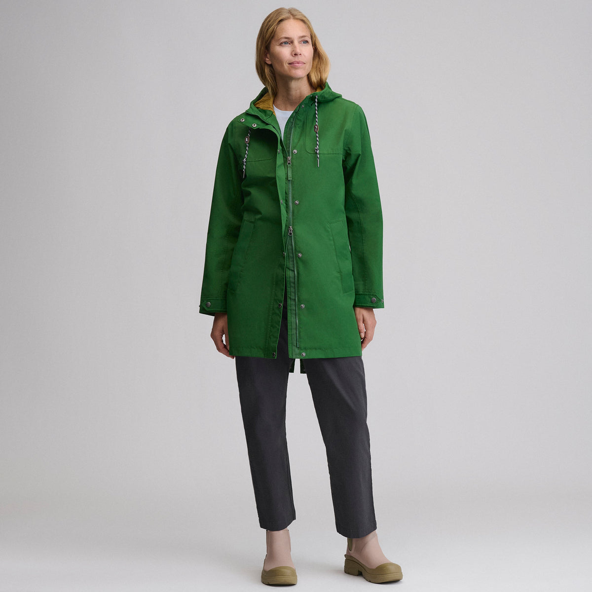 Eddie Bauer Women's Charly Waterproof Hooded Rain Parka alternate view 4
