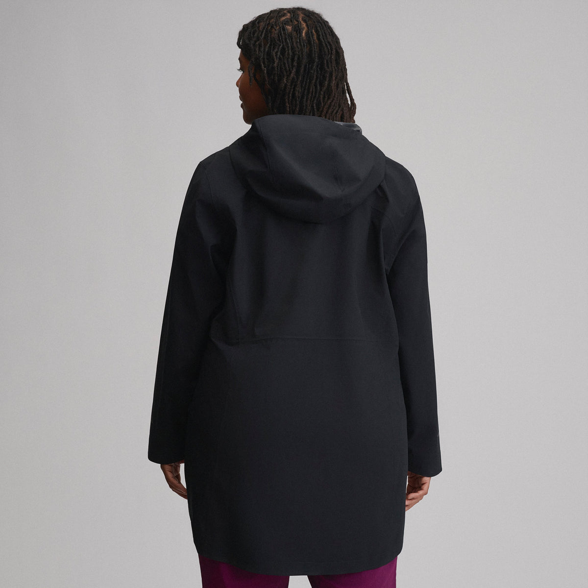 Eddie Bauer Women's Cloud Cap Waterproof Stretch Hooded Rain Parka alternate view 2
