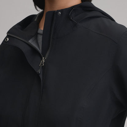 Eddie Bauer Women's Cloud Cap Waterproof Stretch Hooded Rain Parka alternate view 5
