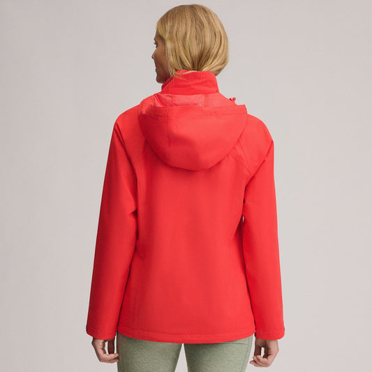 Eddie Bauer Women's Rainfoil® Waterproof Packable Hooded Rain Jacket alternate view 1