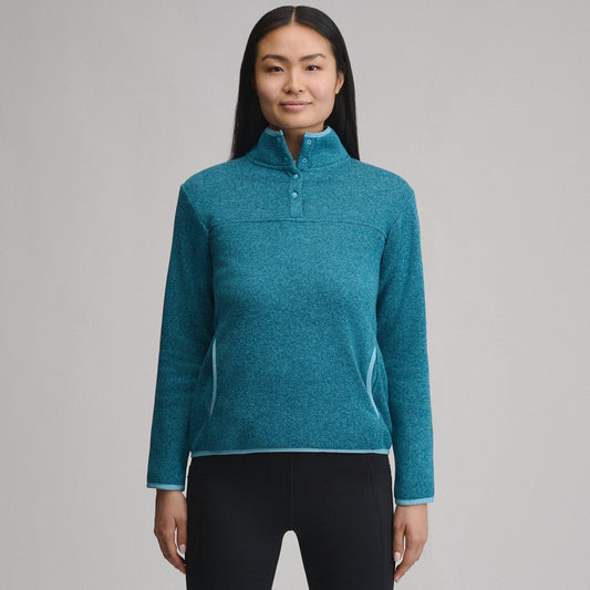 Eddie Bauer Women's Radiator Fleece 2.0 Snap Mock Pullover product image