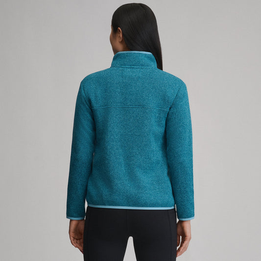 Eddie Bauer Women's Radiator Fleece 2.0 Snap Mock Pullover alternate view 1