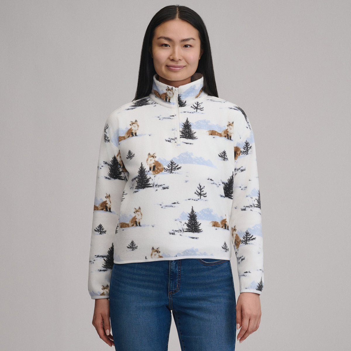 Eddie Bauer Women's Quest 2.0 Fleece Pullover - Print product image