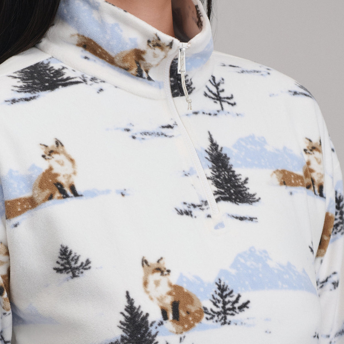 Eddie Bauer Women's Quest 2.0 Fleece Pullover - Print alternate view 2