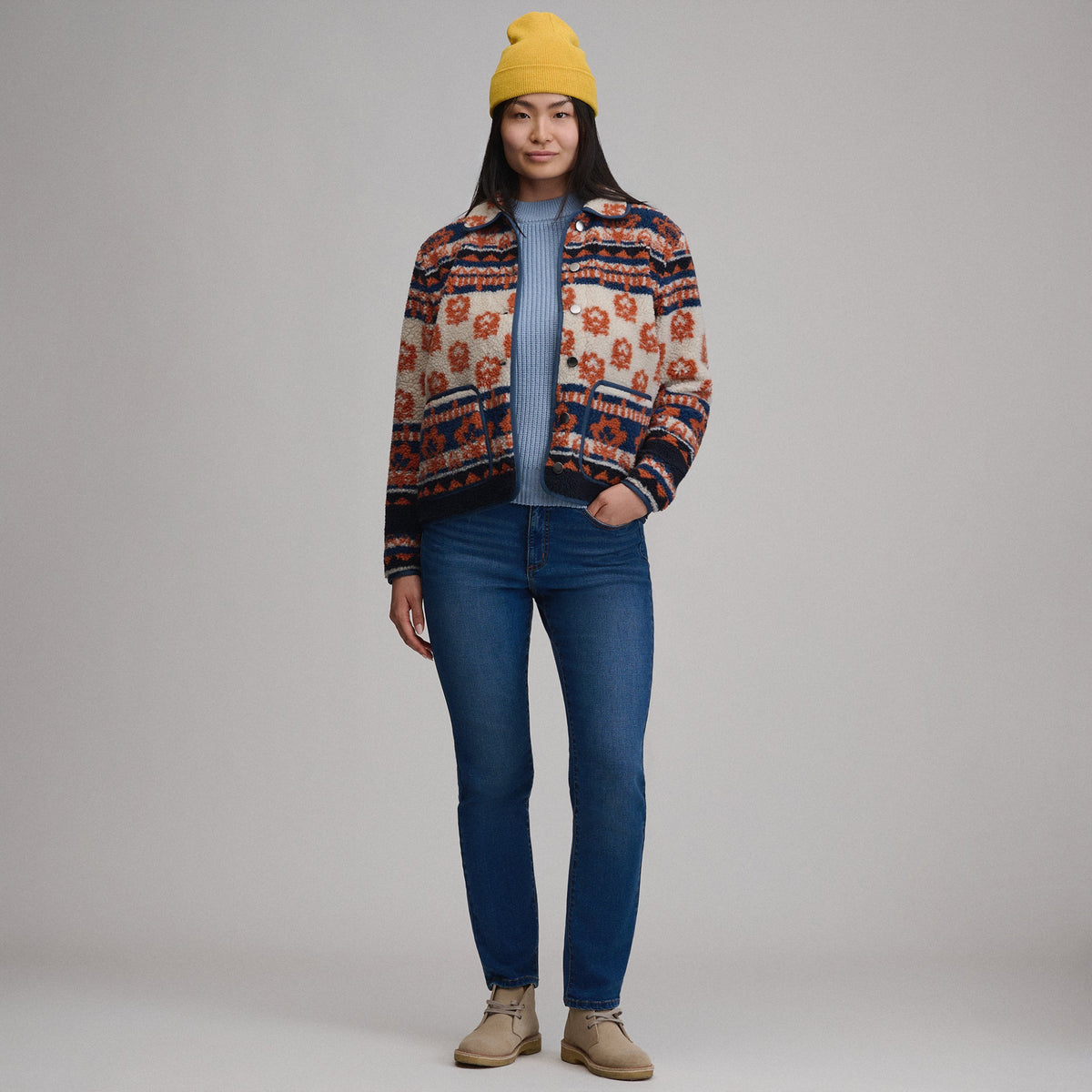 Eddie Bauer Women's Printed Fleece Jacket alternate view 3