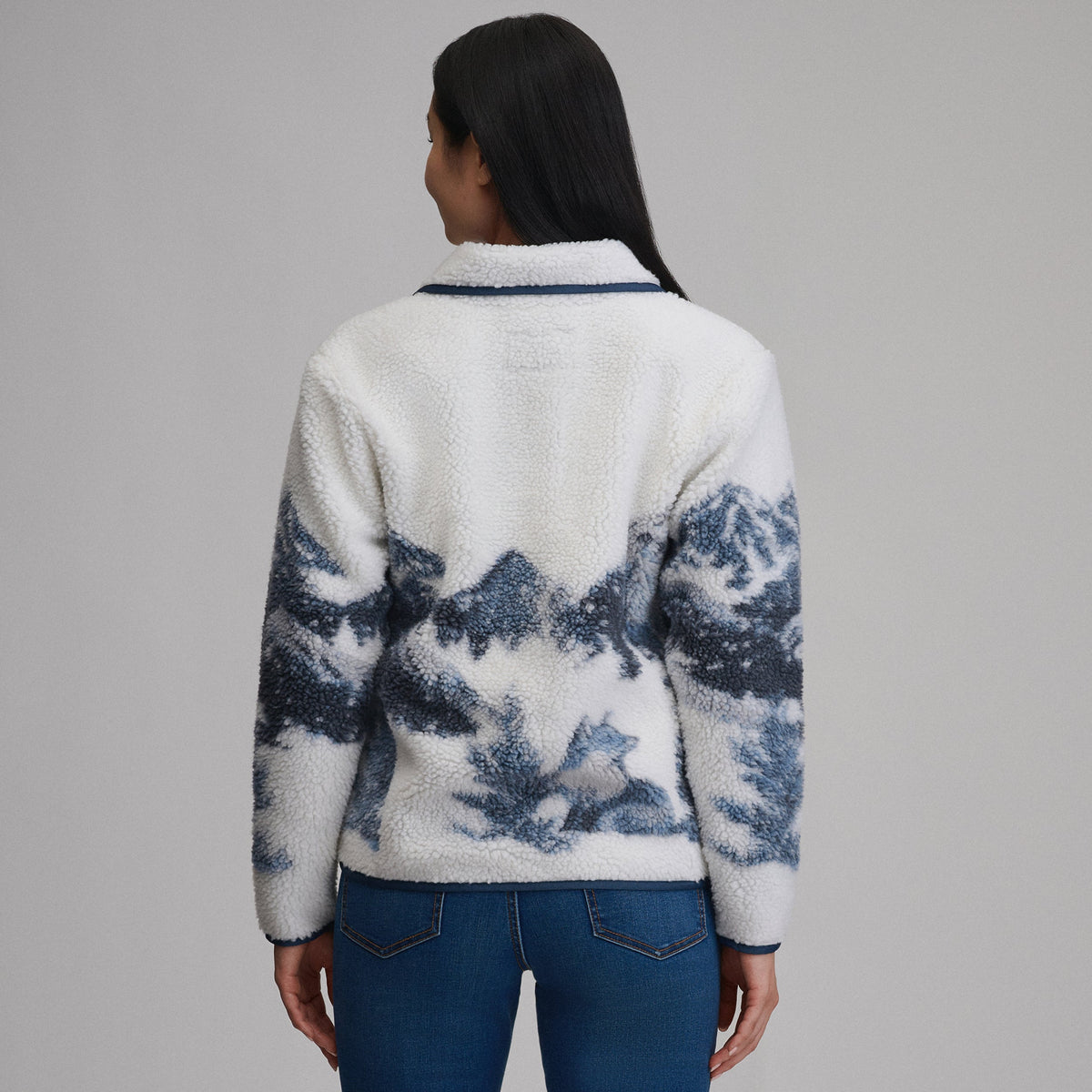 Eddie Bauer Women's Printed Fleece Jacket alternate view 5