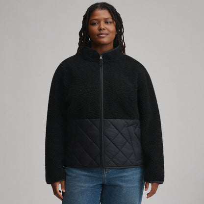 Eddie Bauer Women's Wander Mixed Media Fleece Jacket alternate view 4
