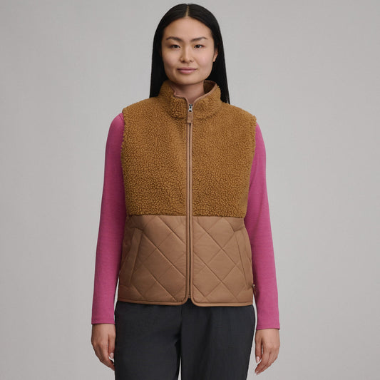 Eddie Bauer Women's Wander Mixed Media Fleece Vest product image