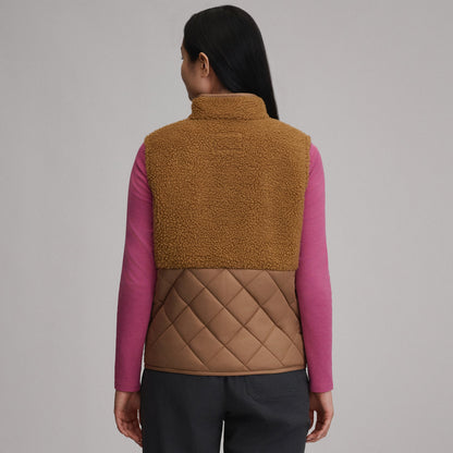 Eddie Bauer Women's Wander Mixed Media Fleece Vest alternate view 1