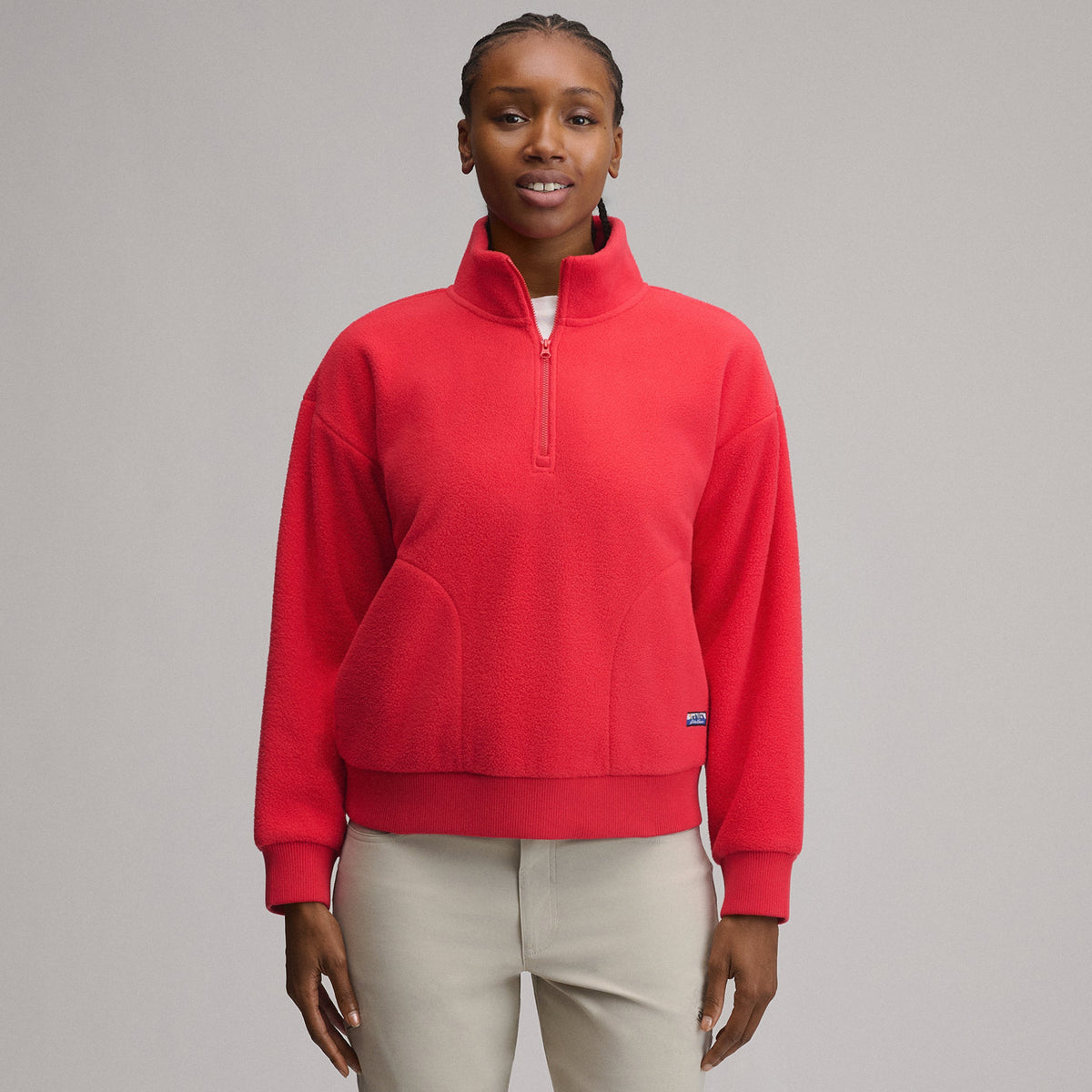 Eddie Bauer Women's Authentic Outdoor Fleece 1/4-Zip Mock Pullover alternate view 4