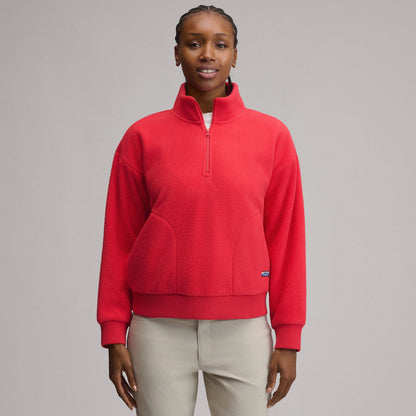Eddie Bauer Women's Authentic Outdoor Fleece 1/4-Zip Mock Pullover alternate view 4