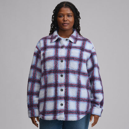 Eddie Bauer Women's Plaid Fleece Shirt Jacket product image
