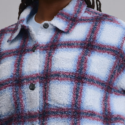 Eddie Bauer Women's Plaid Fleece Shirt Jacket alternate view 2