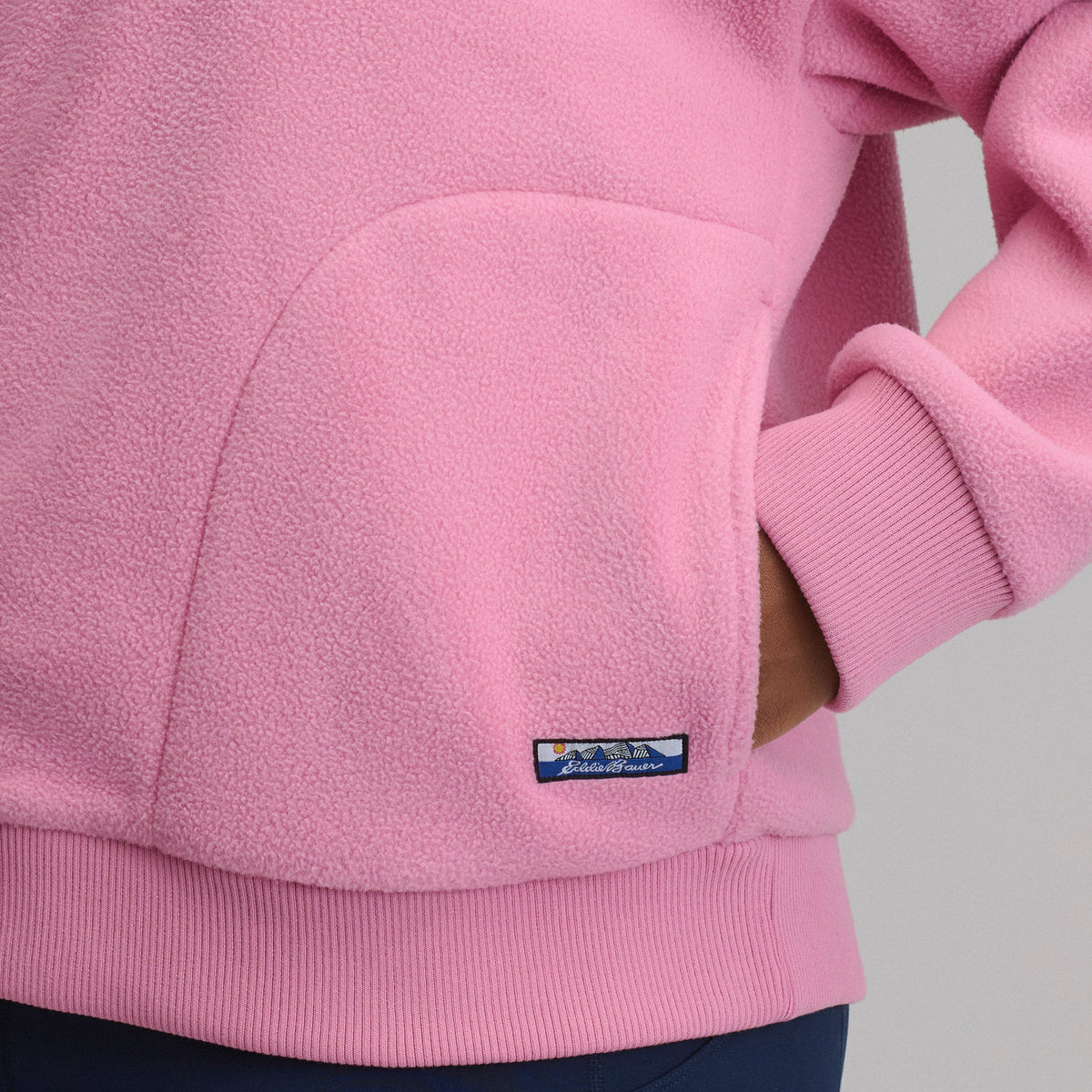 Eddie Bauer Women's Authentic Outdoor Full-Zip Fleece Mock Pullover alternate view 5