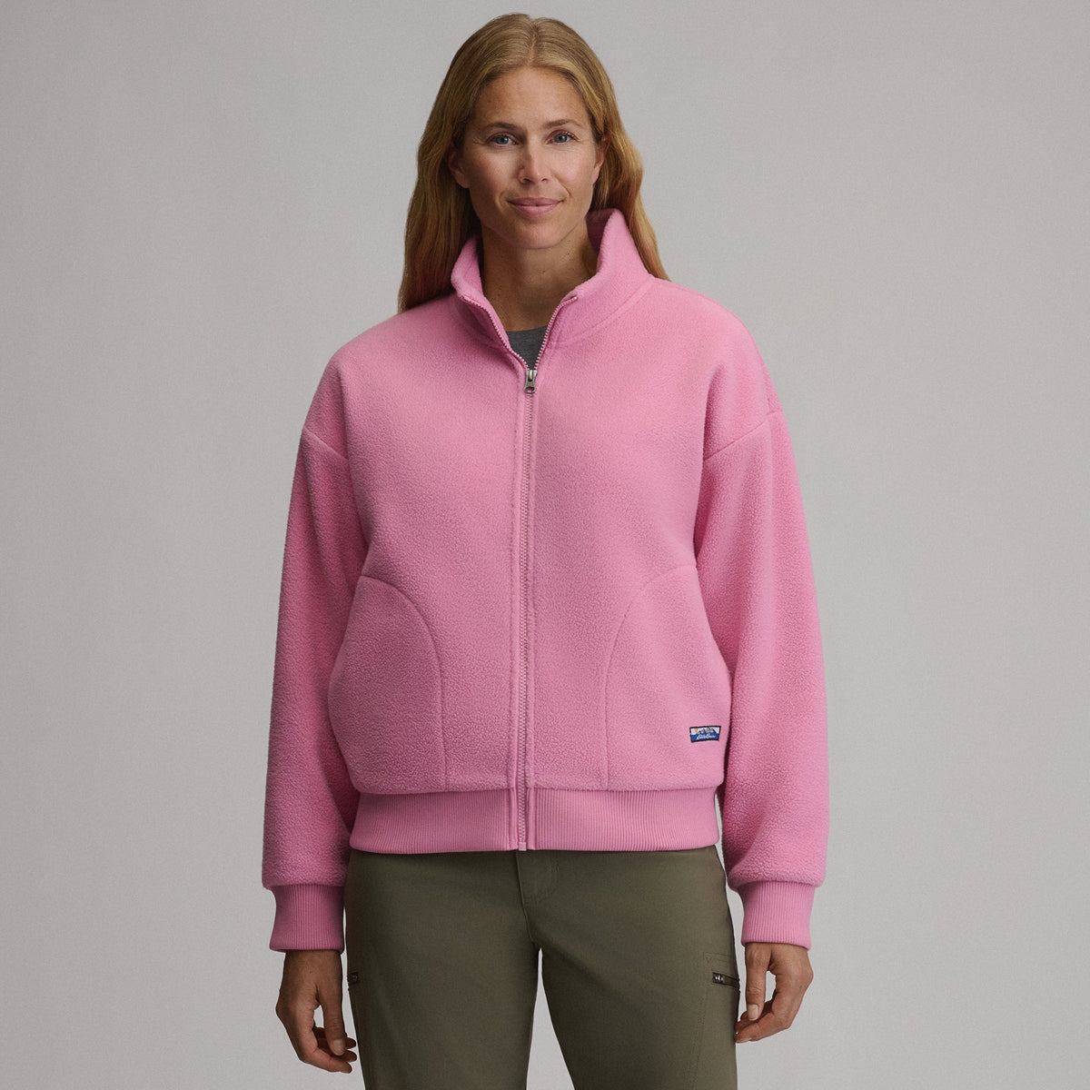 Eddie Bauer Women's Authentic Outdoor Full-Zip Fleece Mock Pullover product image