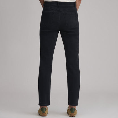 Eddie Bauer Women's Venture Stretch High-Rise Straight Leg Jeans alternate view 3