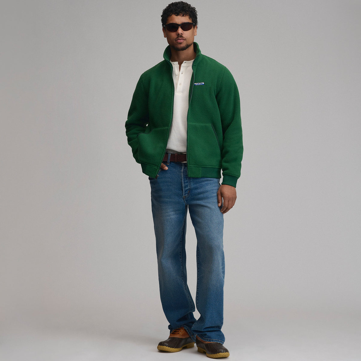 Eddie Bauer Men's Authentic Outdoor Fleece Full-Zip Pullover alternate view 4