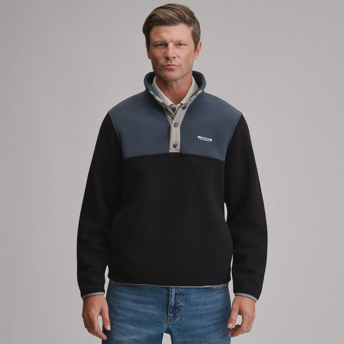 Eddie Bauer Men's Authentic Outdoor Fleece Snap-Mock Pullover product image