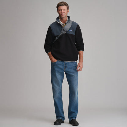 Eddie Bauer Men's Authentic Outdoor Fleece Snap-Mock Pullover alternate view 3