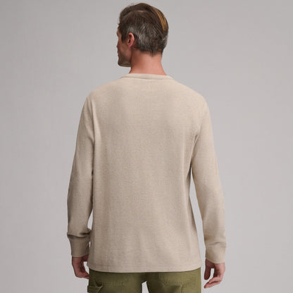 Eddie Bauer Men's Birds Eye Long-Sleeve Thermal Henley alternate view 1