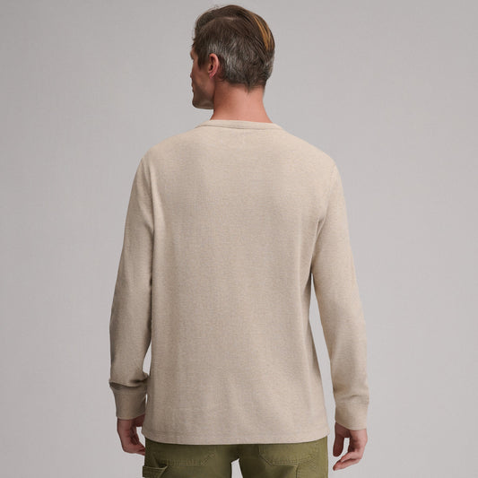 Eddie Bauer Men's Birds Eye Long-Sleeve Thermal Henley alternate view 1