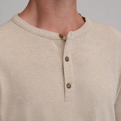 Eddie Bauer Men's Birds Eye Long-Sleeve Thermal Henley alternate view 2