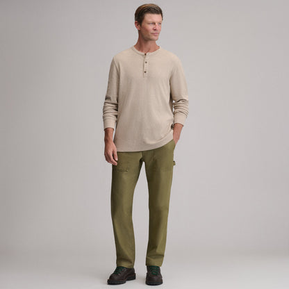 Eddie Bauer Men's Birds Eye Long-Sleeve Thermal Henley alternate view 3