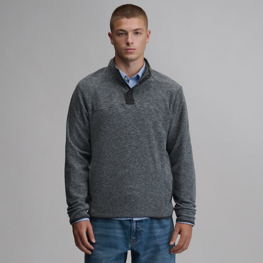 Eddie Bauer Men's Chutes Fleece Snap Mock Pullover product image