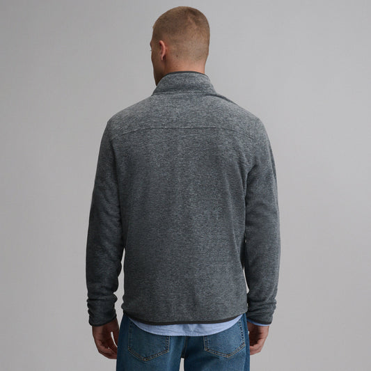 Eddie Bauer Men's Chutes Fleece Snap Mock Pullover alternate view 1
