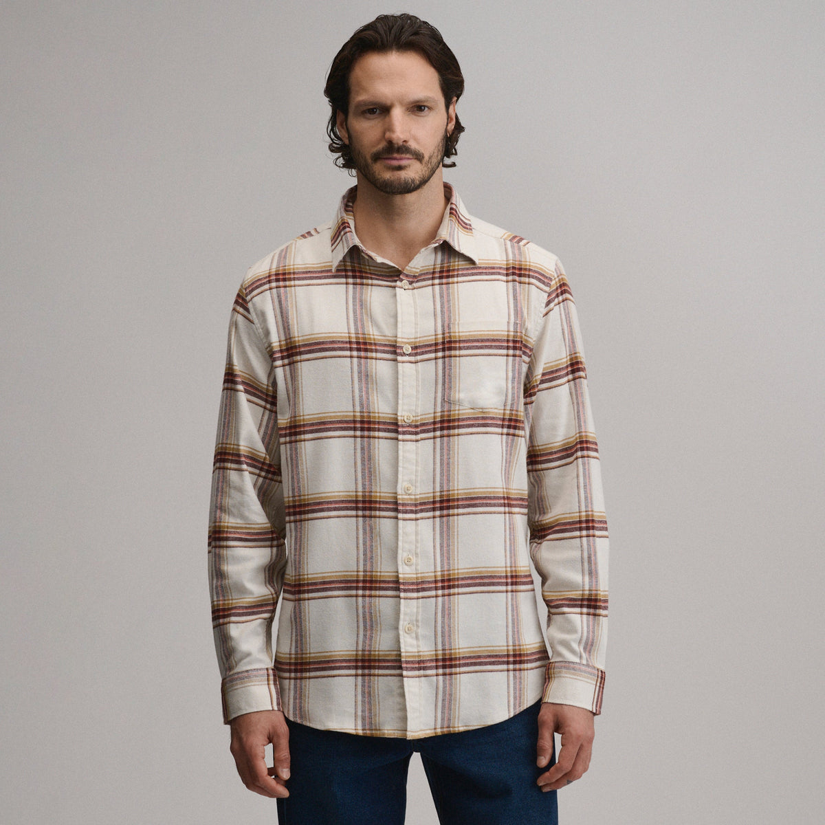 Eddie Bauer Men's Field 2.0 Flannel Flex Shirt alternate view 4