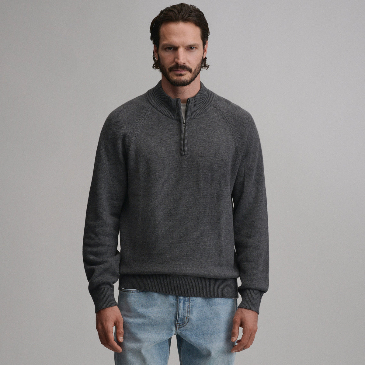 Eddie Bauer Men's Classic Quarter-Zip Sweater product image