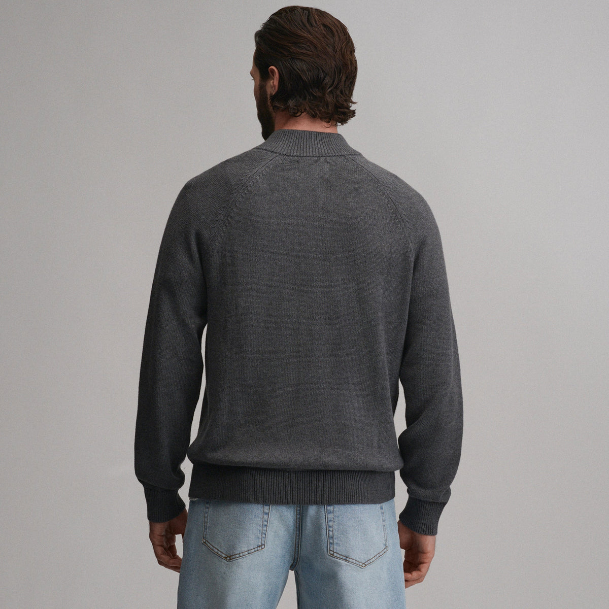 Eddie Bauer Men's Classic Quarter-Zip Sweater alternate view 1