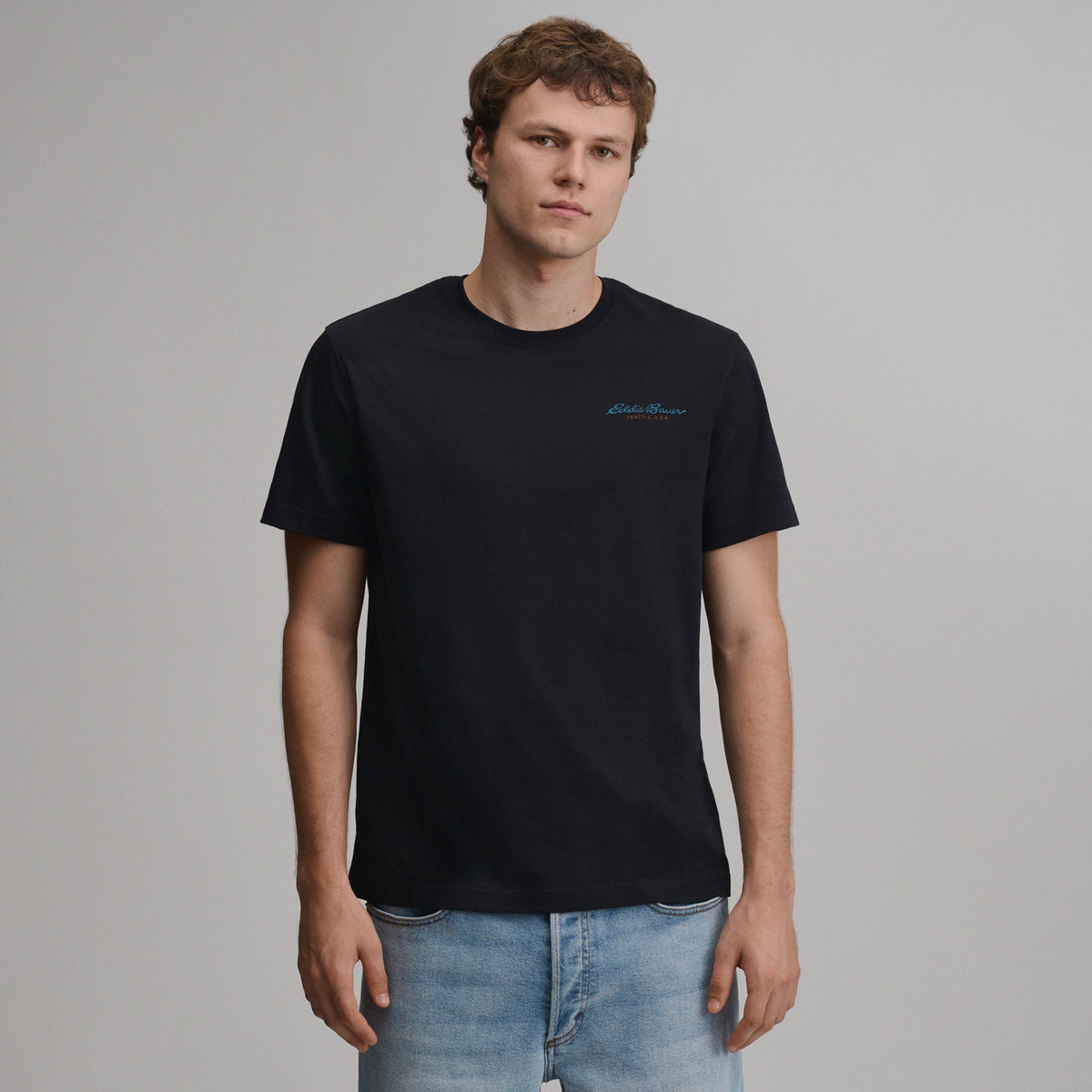 Eddie Bauer Men's EB Bauer Down Logo T-Shirt product image