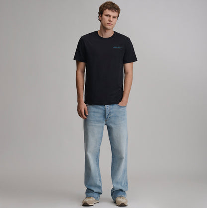 Eddie Bauer Men's EB Bauer Down Logo T-Shirt alternate view 4