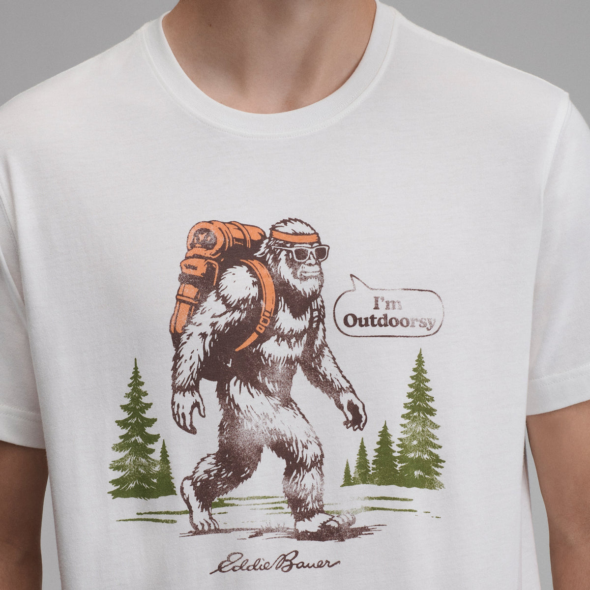 Eddie Bauer Men's EB Outdoorsy Squatch T-Shirt alternate view 2