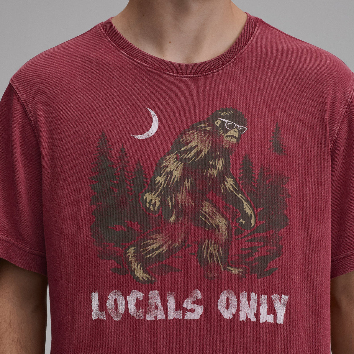 Eddie Bauer Men's EB Squatch Locals Only T-Shirt alternate view 2