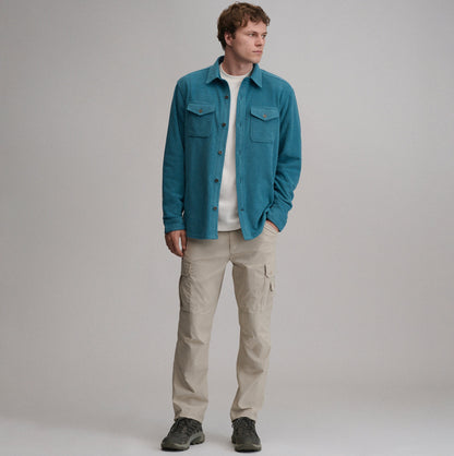 Eddie Bauer Men's Chutes Microfleece Shirt alternate view 3